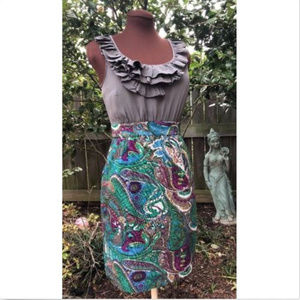 ANTHROPOLOGIE MAEVE SEASIDE FIELDS DRESS